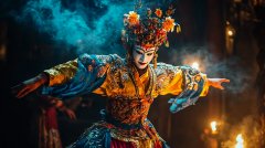 面具随光影流动幻化